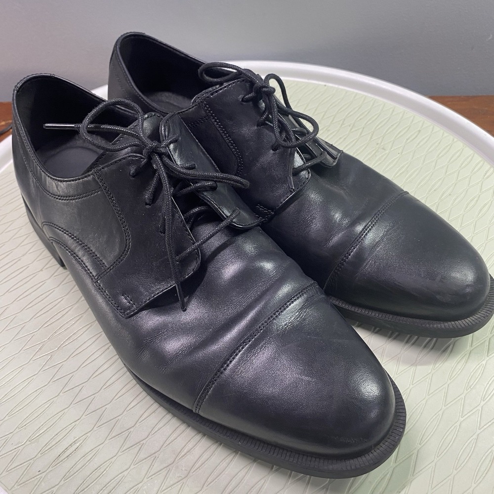Cole Haan Men's Loafers Black Leather Oxford Dress Shoes Sz.11M Prom wedding